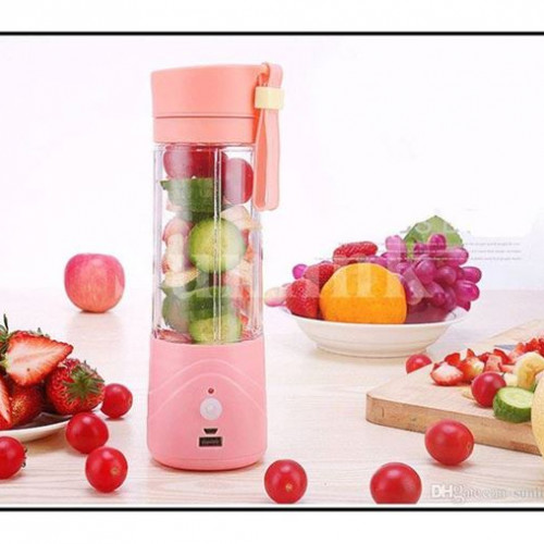 Portable Rechargeable Smoothie Blender And Power Bank - Pink